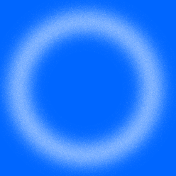 blue background with faded white circle