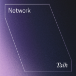 Network Talk. Purple gradient