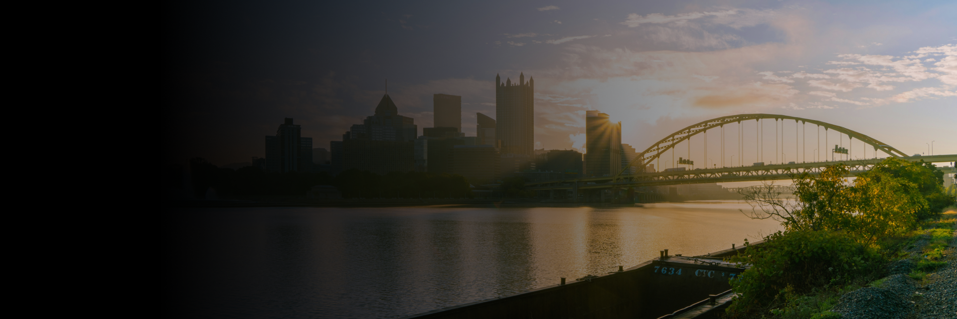 A view of the Pittsburgh skyline
